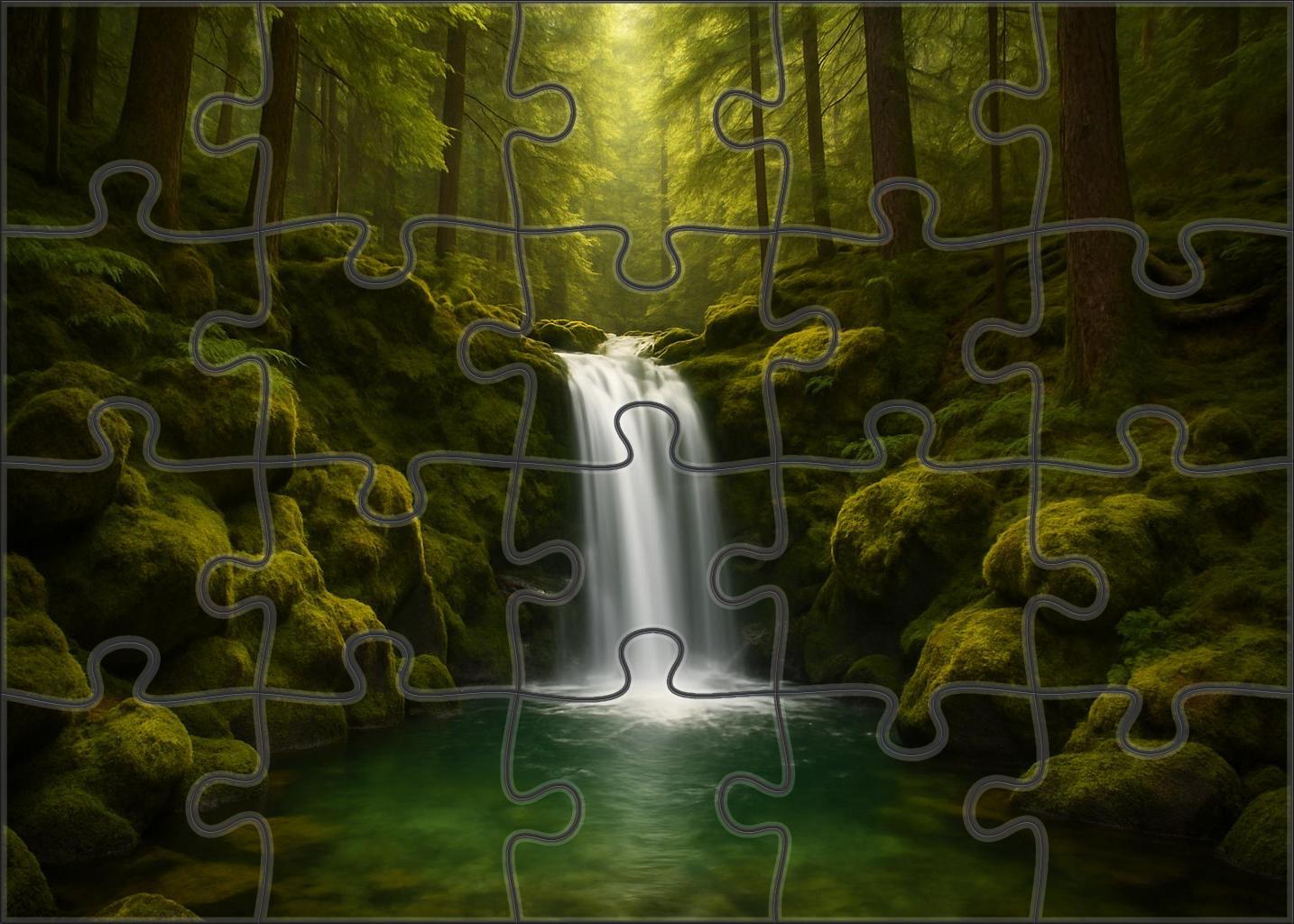 Verdant Grotto Veil 200 Piece Puzzle