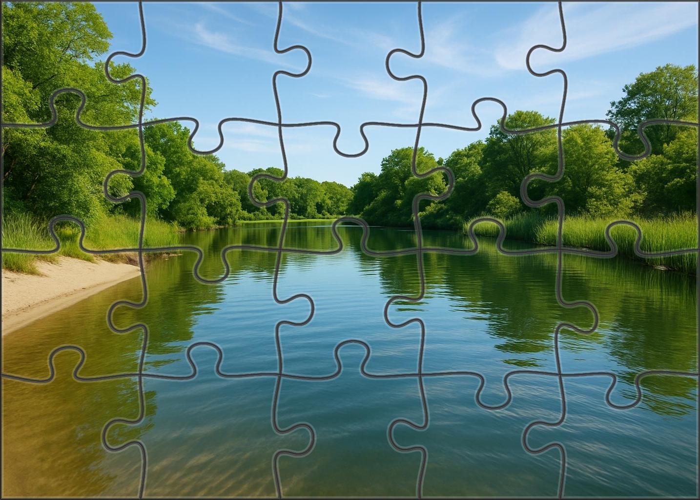 Lagoon Breeze Retreat Puzzle For Adults