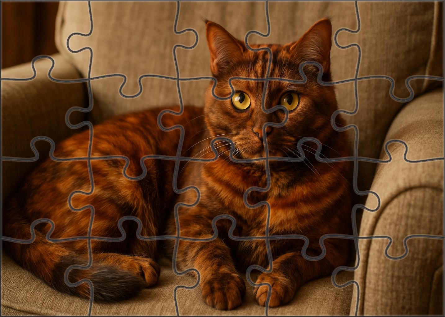 Amber Tapestry Richly Patterned Cinnamon Torbie With Gentle Demeanor Puzzle Challenge