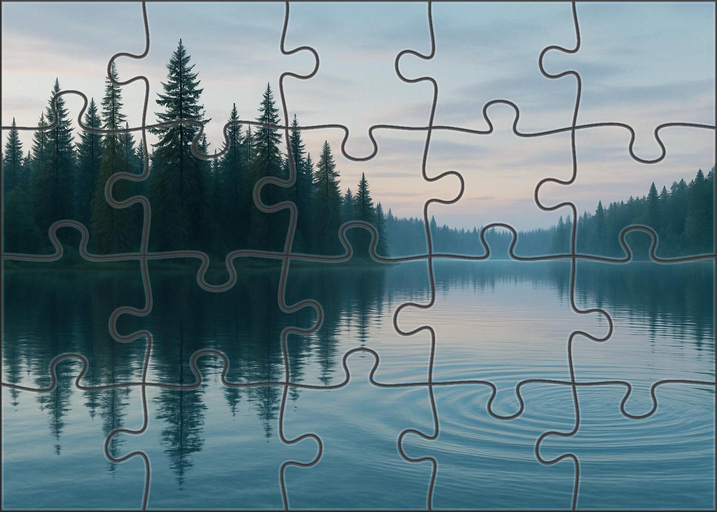 Crystal Lake Reflection 100 Piece Puzzle