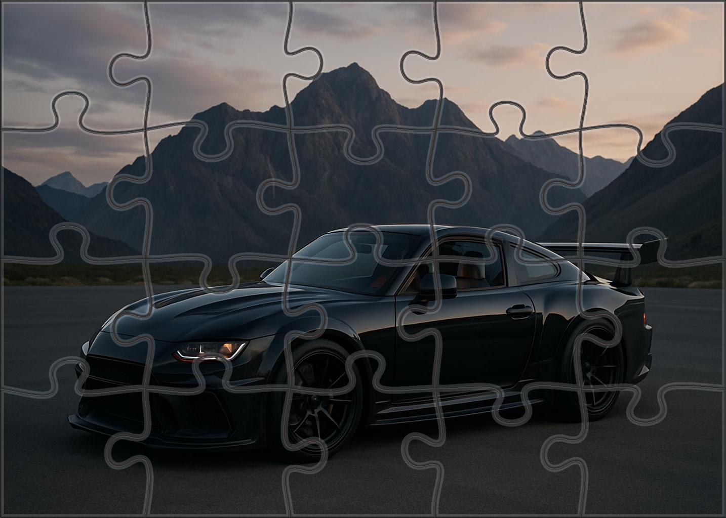 Obsidian Phantom Rs Supercharged Muscle With Carbon Fiber Precision Puzzle For Kids