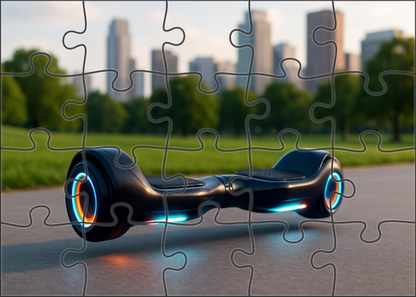 Personal Gyro-stabilized Hoverboard 300 Piece Puzzle