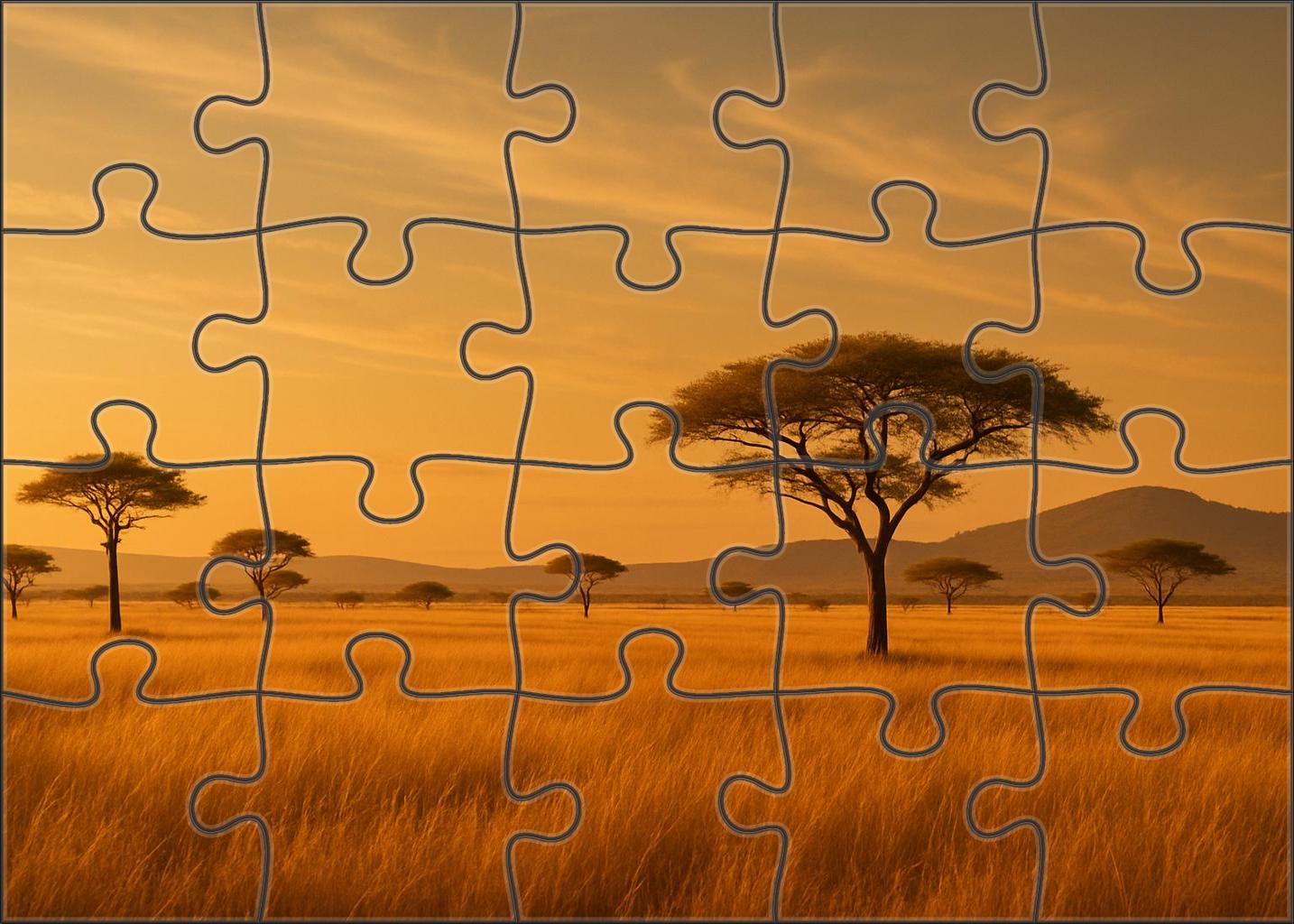 Golden Savannah Breeze Challenging Puzzles
