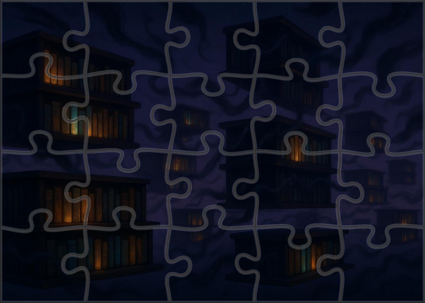 The Library Of Whispering Shadows Puzzle Collection