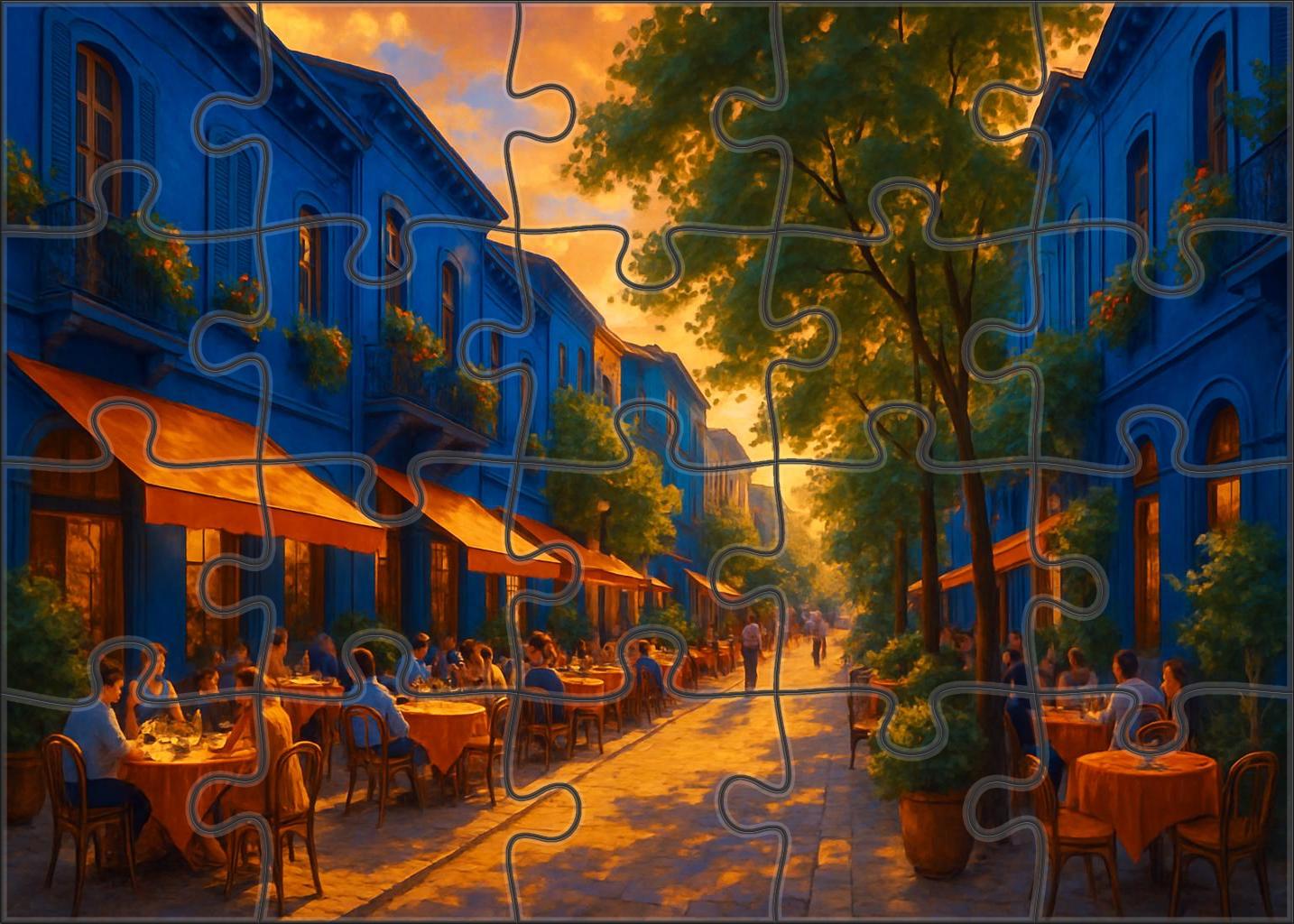 Sapphire Boulevard 100 Piece Puzzle