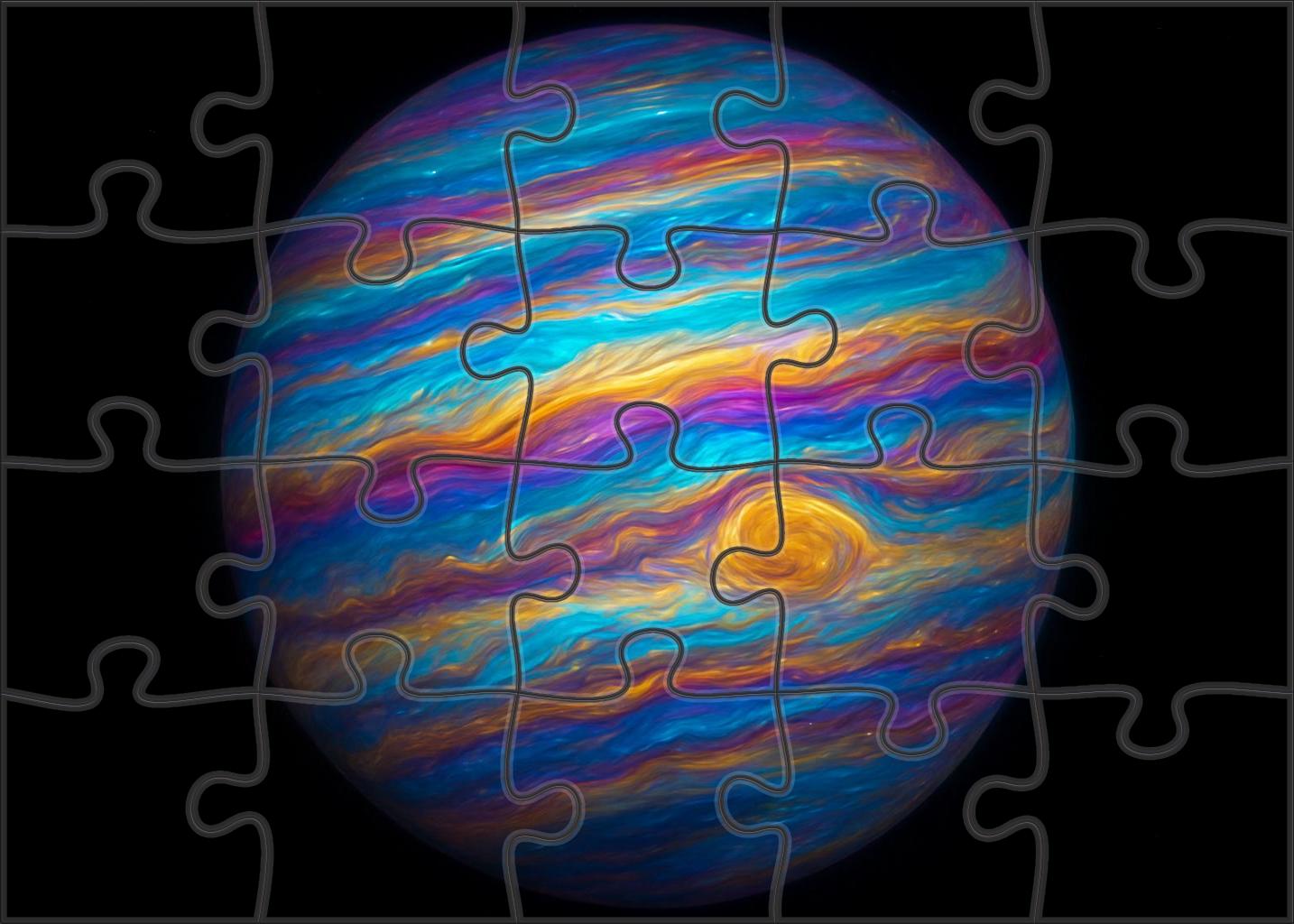 Iridescent Atmospheric Bands 200 Piece Puzzle
