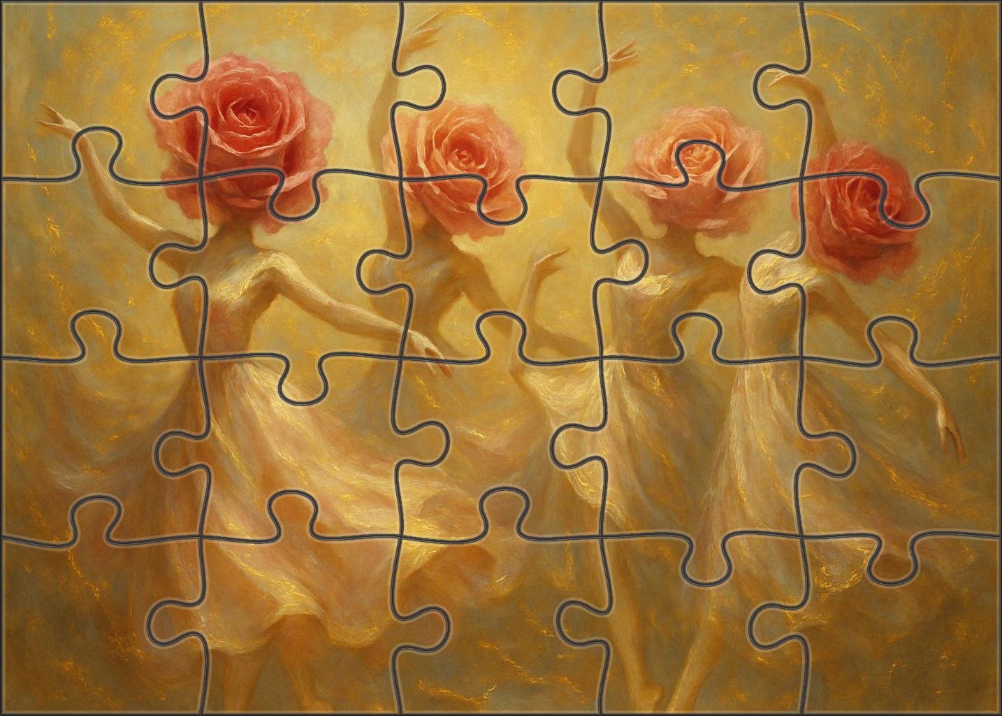 Dance Of The Roses Mini Puzzle