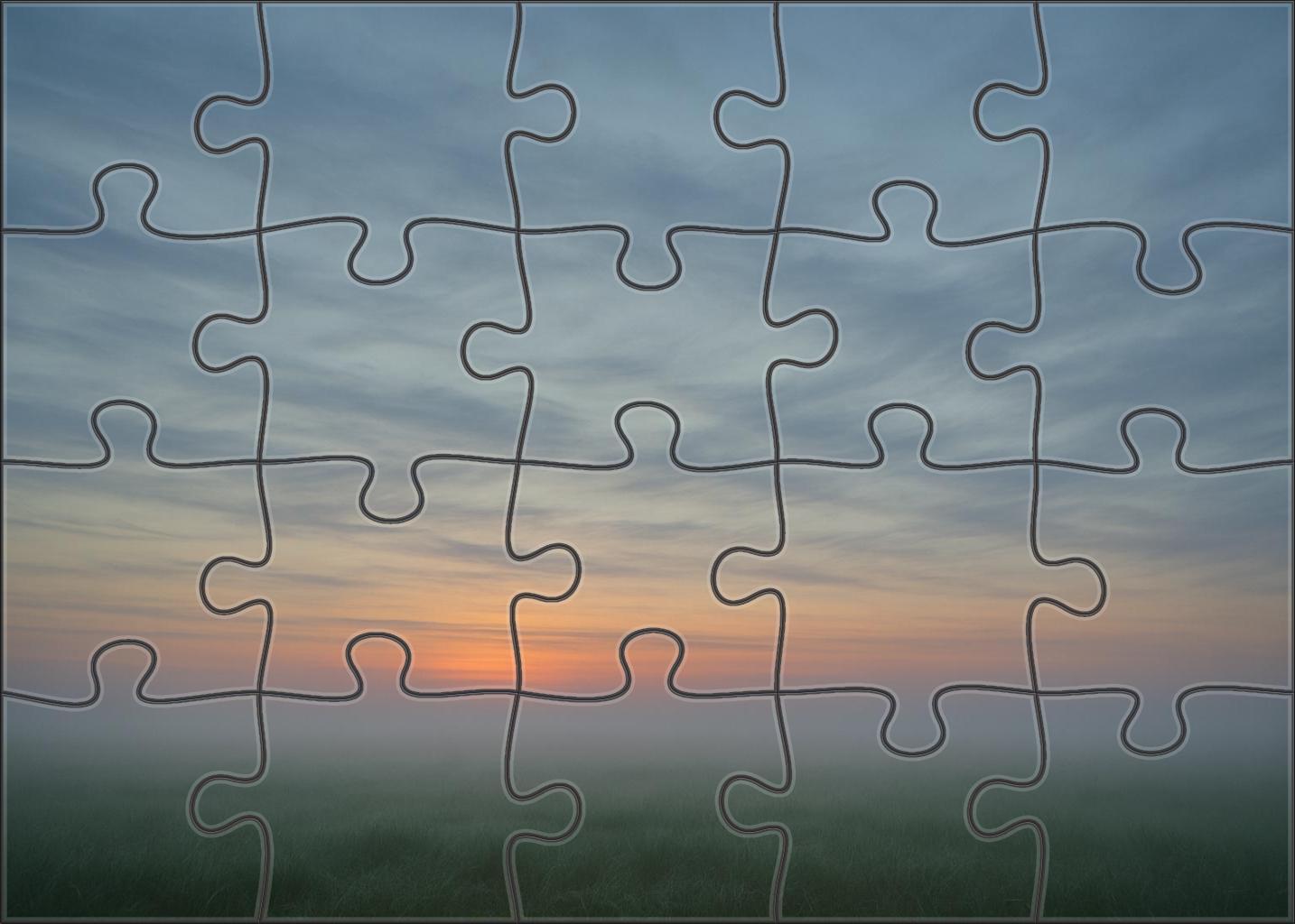 Silver Mist Evening 200 Piece Puzzle