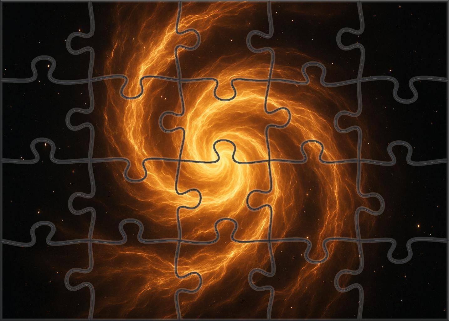 Golden Helix Nebula Puzzle For Adults