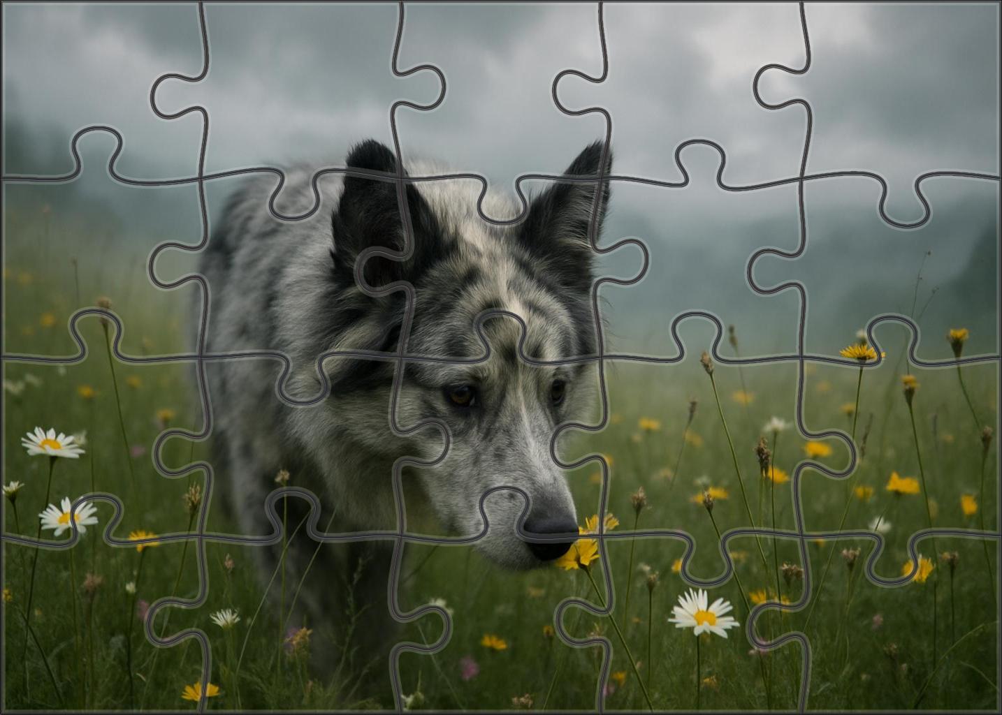 Marble Cloud Fluffy Mottled Scent Hound With Persistent Nose Custom Jigsaw Puzzle