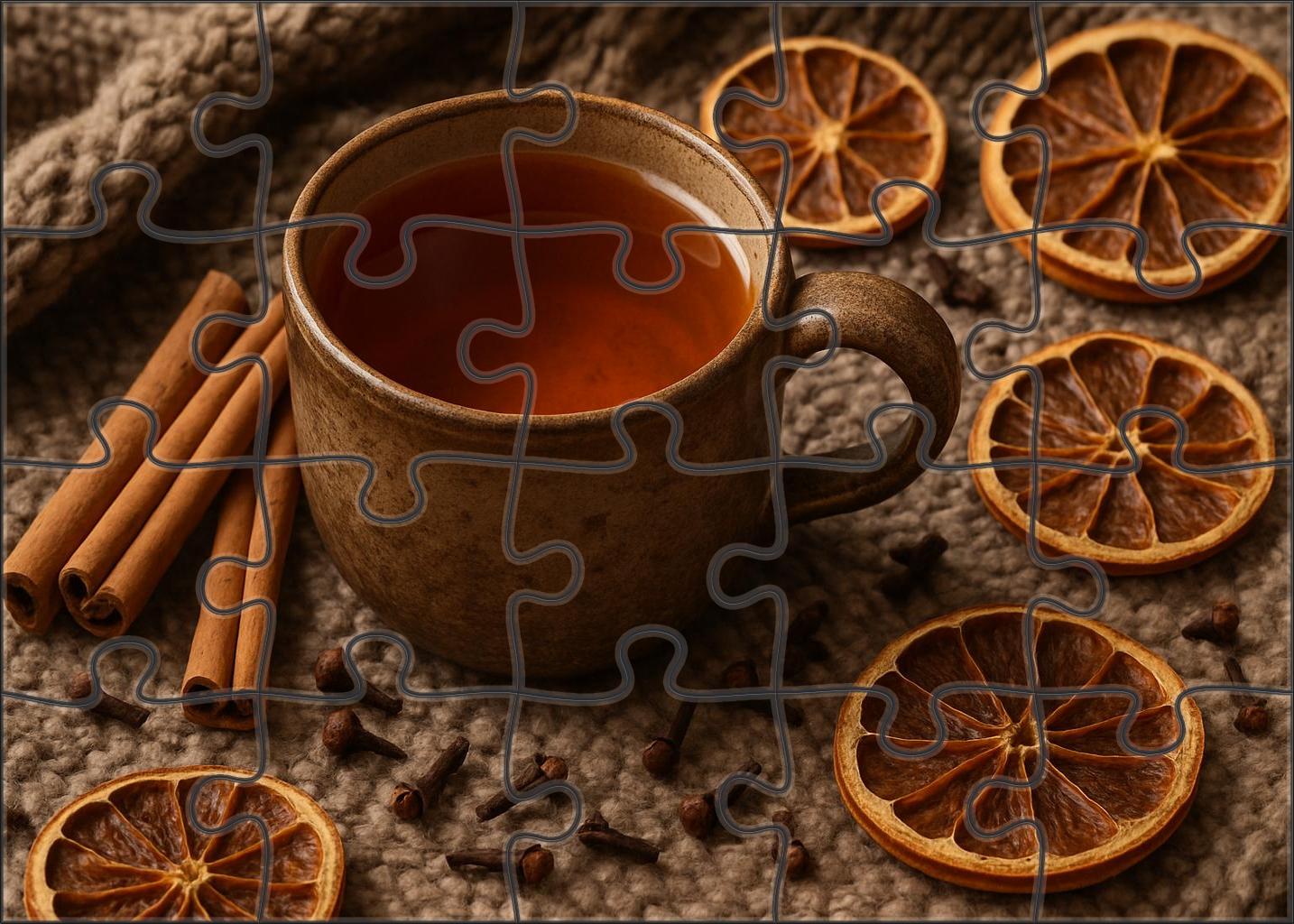 Spiced Hearth Herbal Blend With Cinnamon Clove And Orange Peel Easy Puzzles