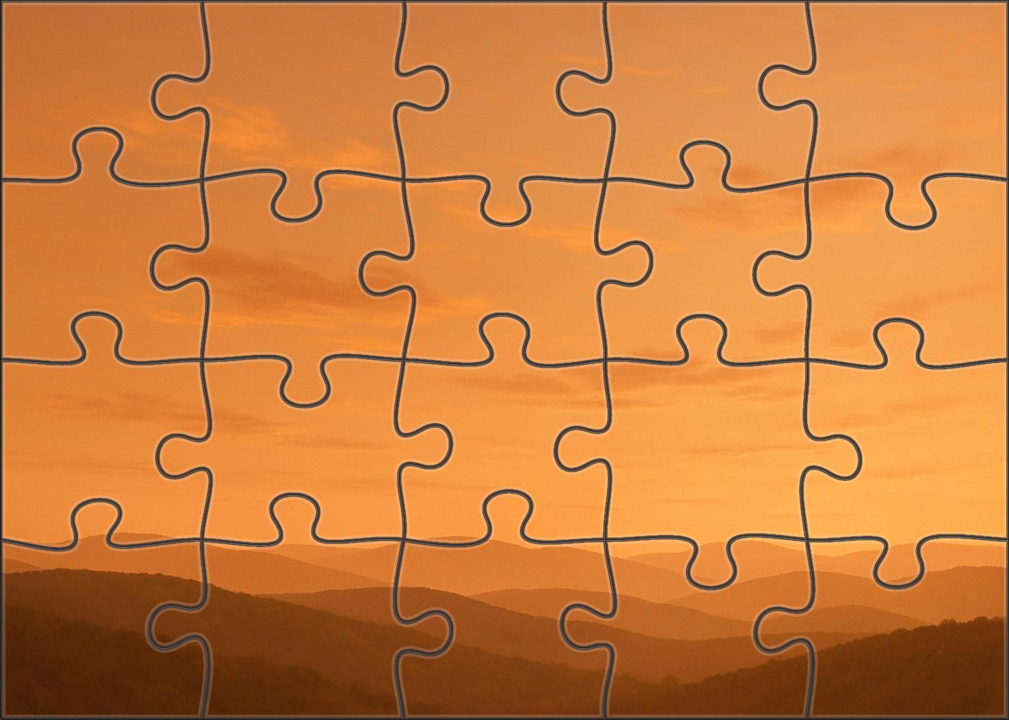 Amber Horizon Whisper 1000 Piece Puzzle