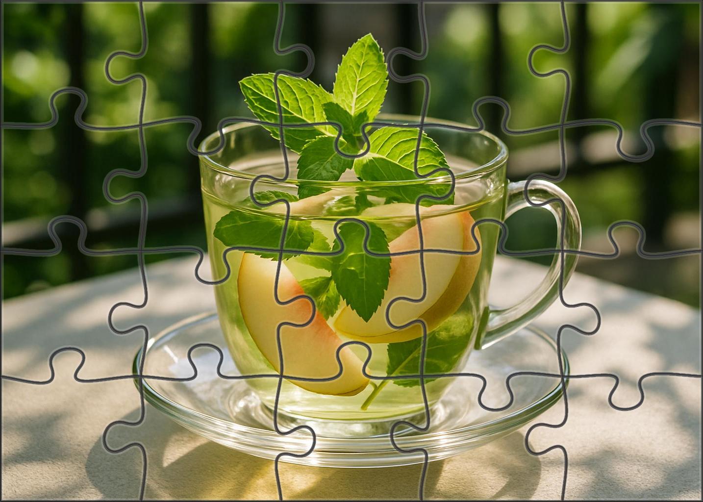 Frosted Petal Refreshing Green Tea With Mint And White Peach Essence 50 Piece Puzzle