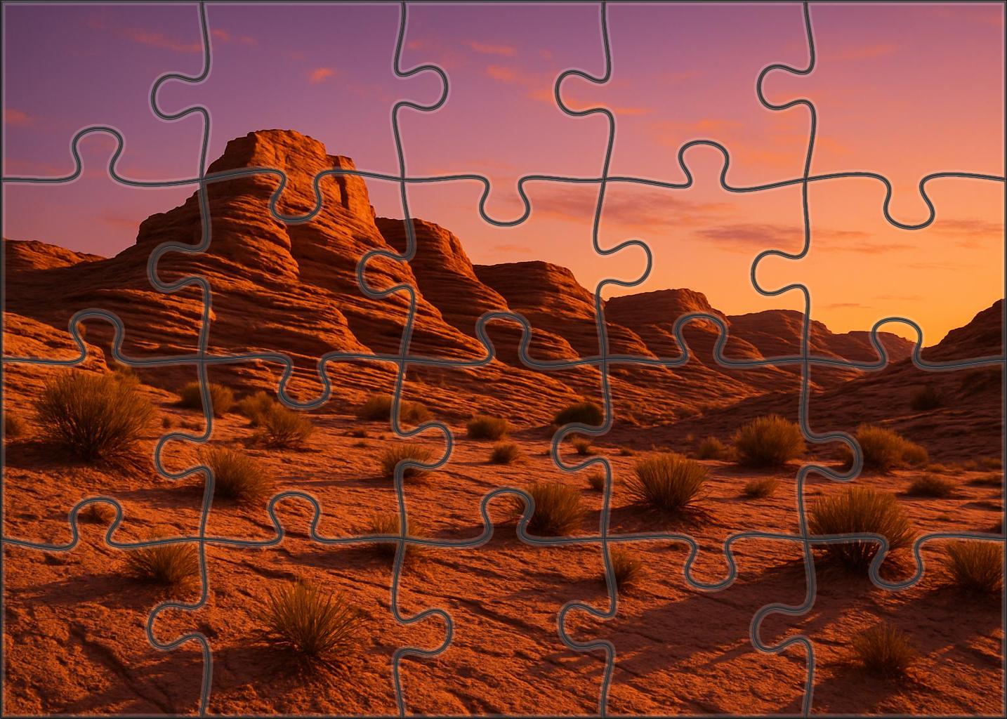 Twilight Sandstone Ridge Puzzle Collection