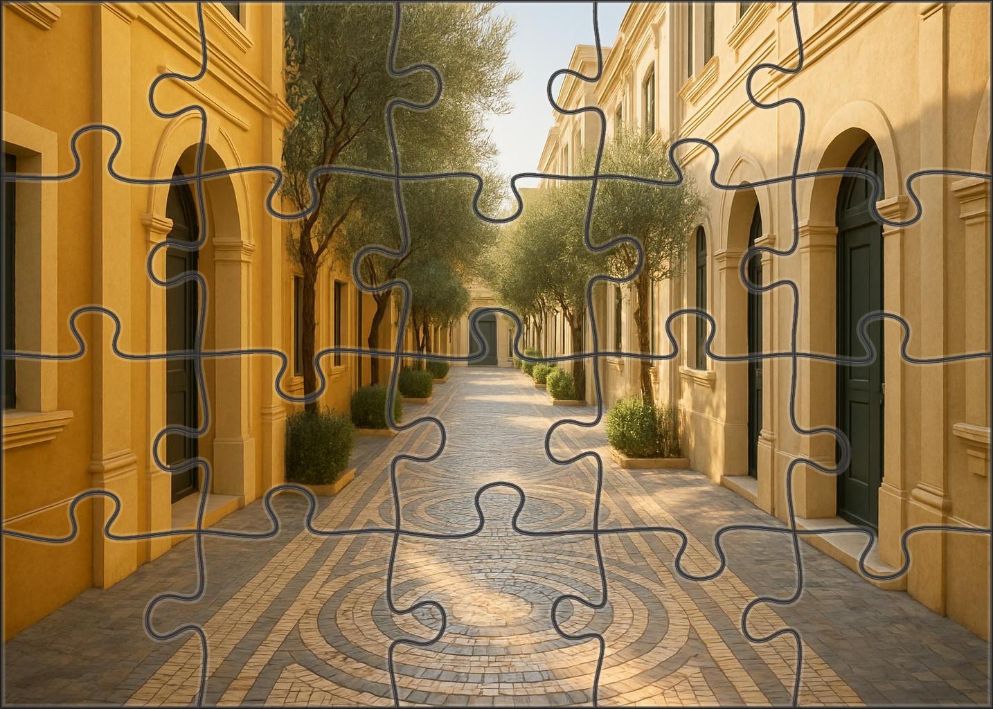 Olive Walk 1000 Piece Puzzle