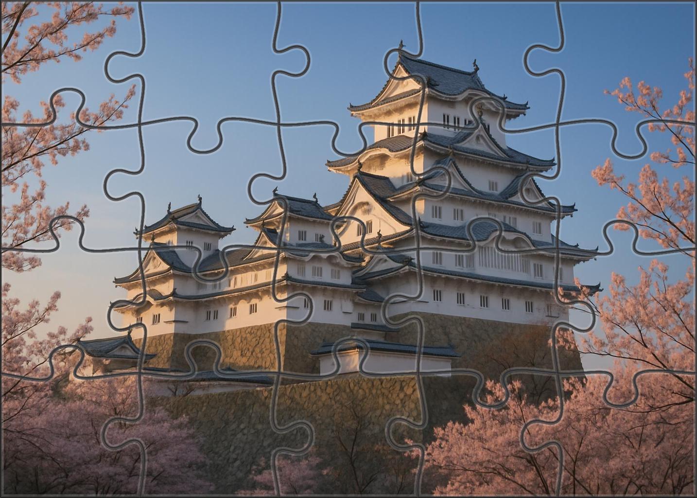Himeji Castle Situated In Himeji Japan Recognized By 6542 Worldwide As The Pinnacle Of Feudal Japanese Castle Design 20 Piece Puzzle