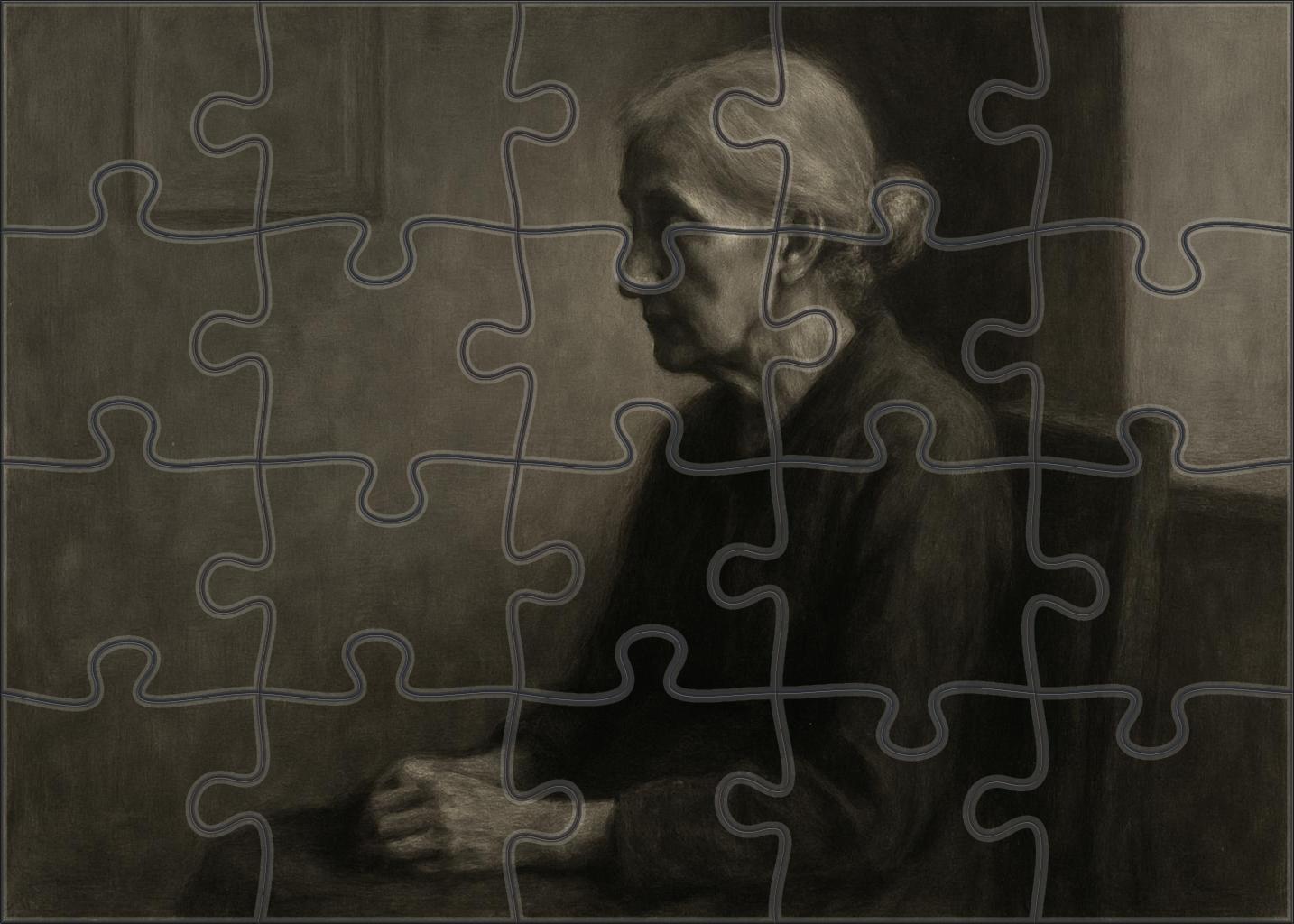 Whistler's Mother Puzzle For Kids