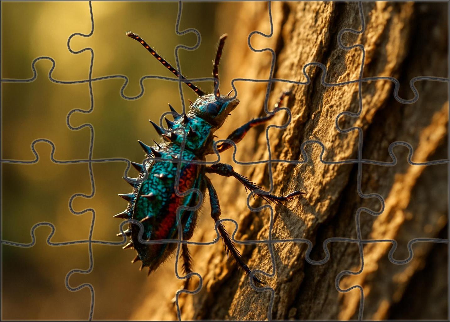 Amber Thorn Beetle 300 Piece Puzzle