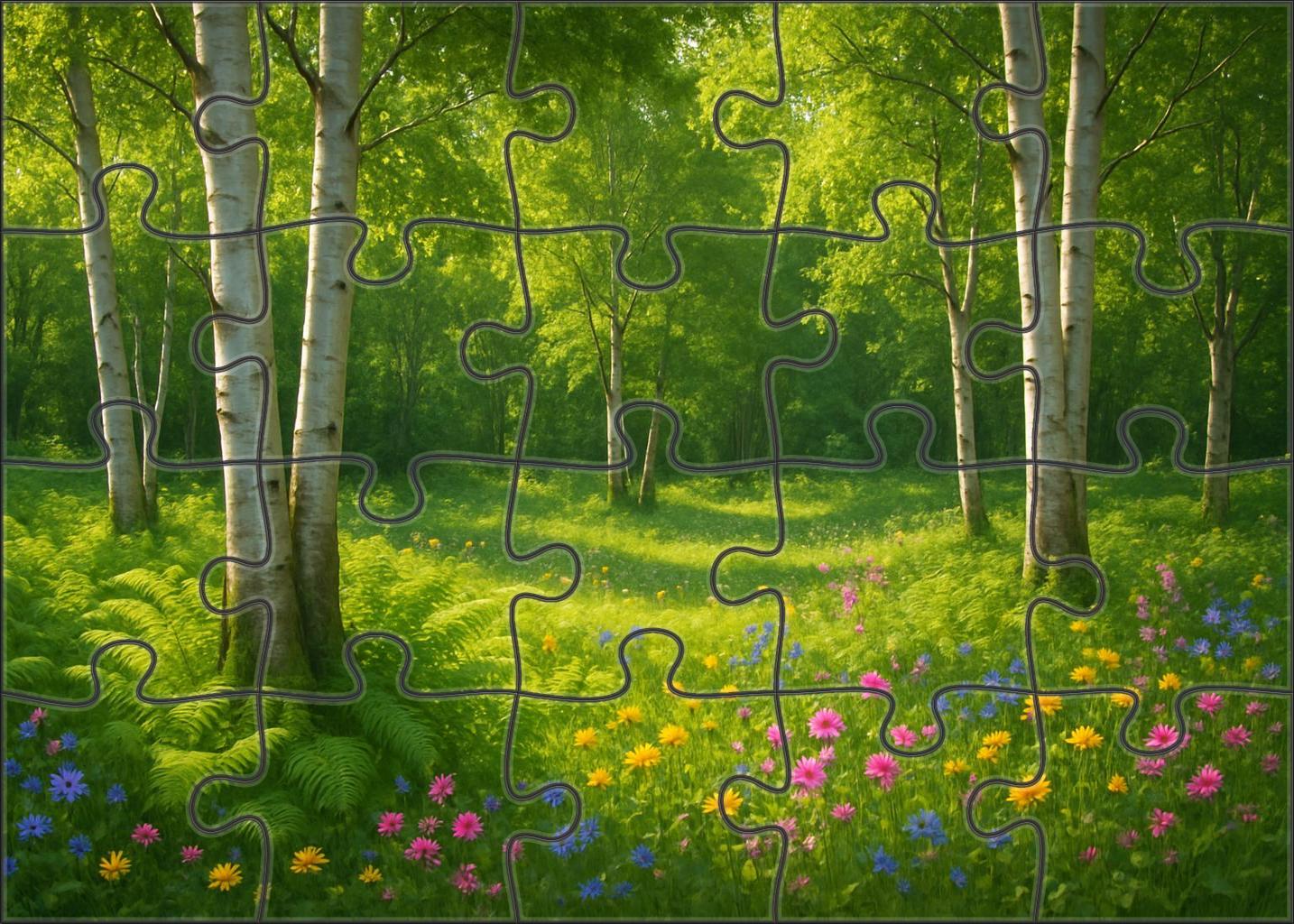 Shimmering Aspen Glade Puzzle Collection