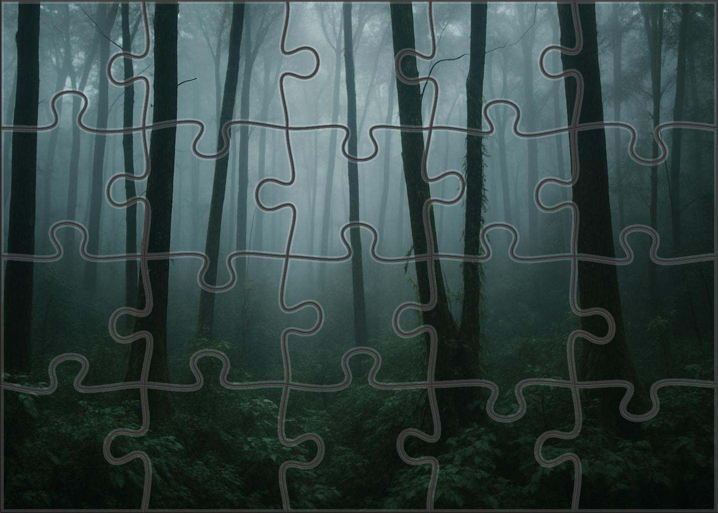 Misty Ridge Thicket Unique Puzzle Design