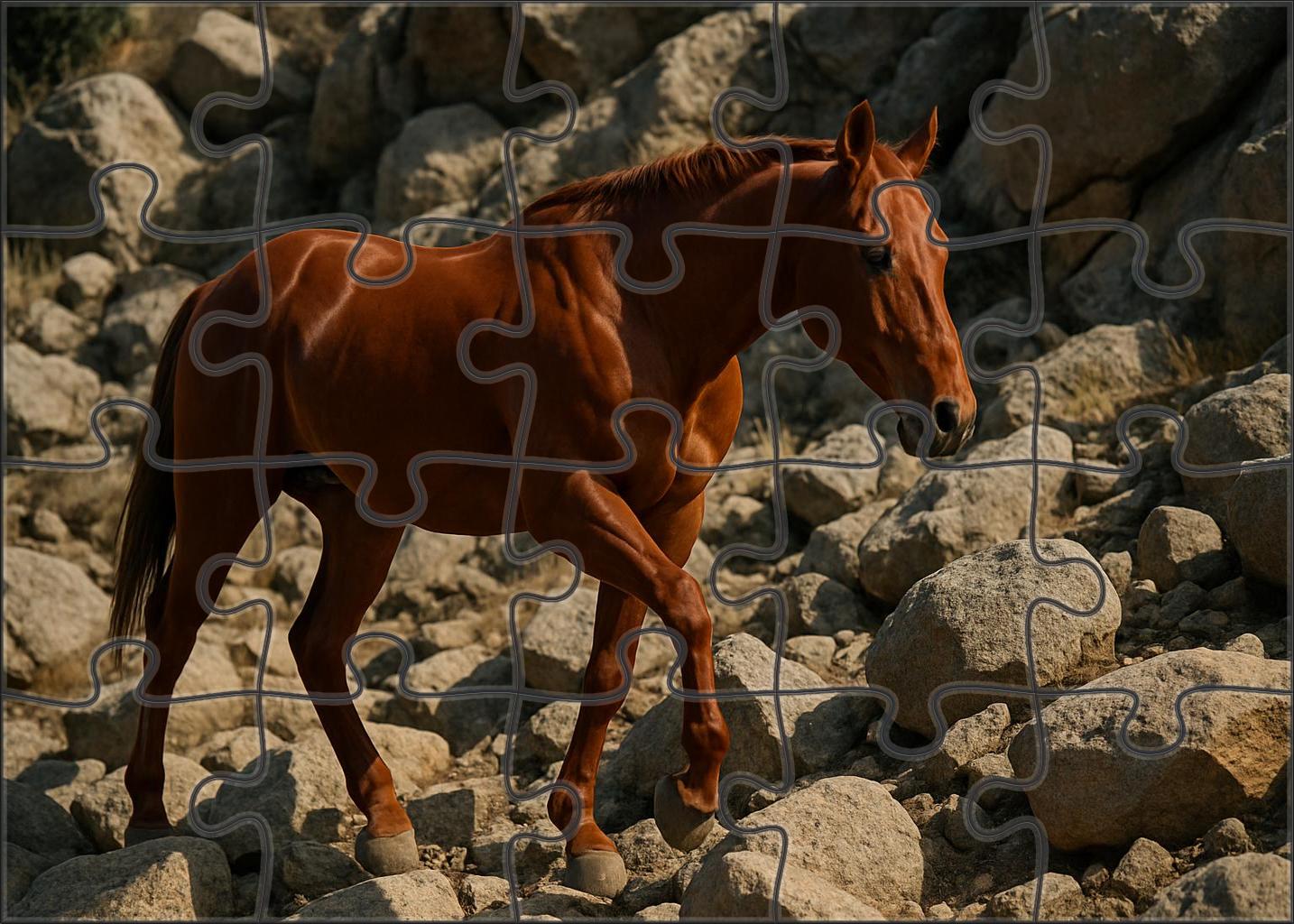 Crimson Valor Bold Sorrel Gelding With Muscular Frame And Surefootedness Easy Puzzles