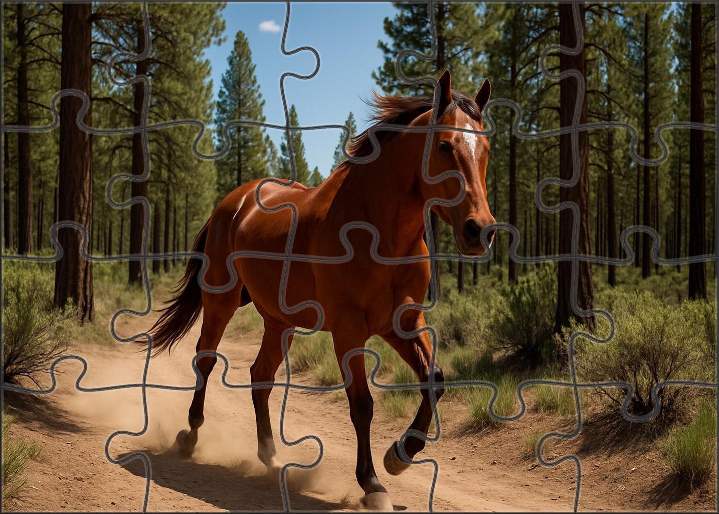 Cinnamon Trailblazer Energetic Sorrel Gelding For Endurance 500 Piece Puzzle