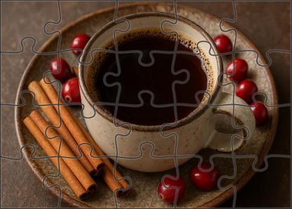 Cinder Trail Medium Roast Coffee Blend Highlighting Red Fruit And Spiced Cinnamon 50 Piece Puzzle