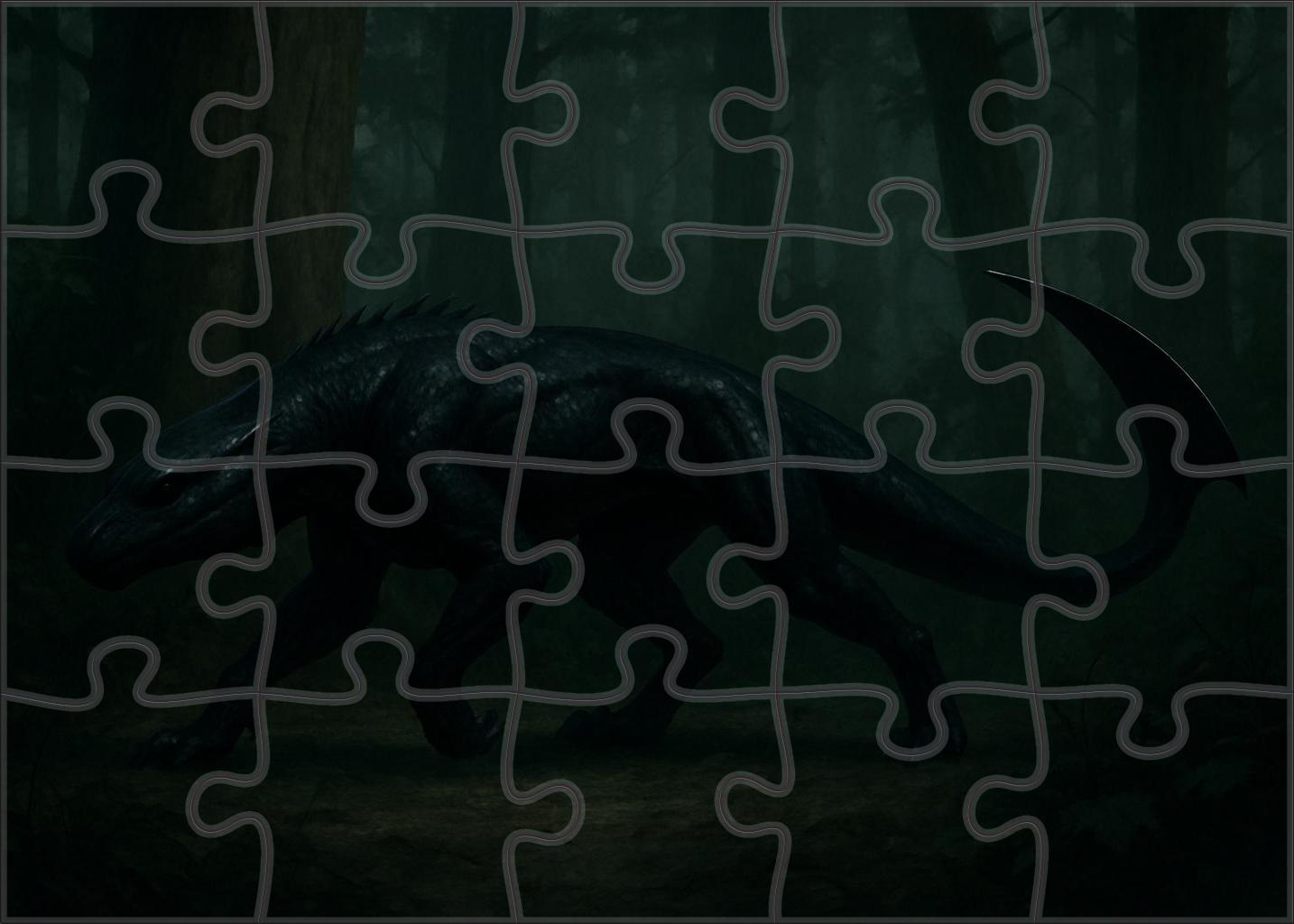 Obsidian Scale Basilisk Dark-tailed Forest Stalker Easy Puzzles