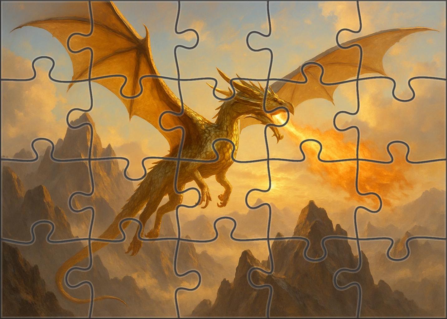 Skyflare Wyrm 20 Piece Puzzle