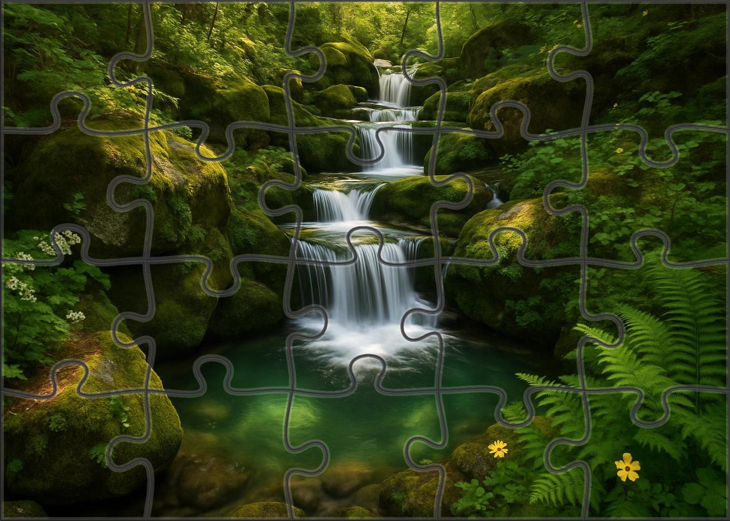 Emerald Spiral Drops Puzzle For Kids