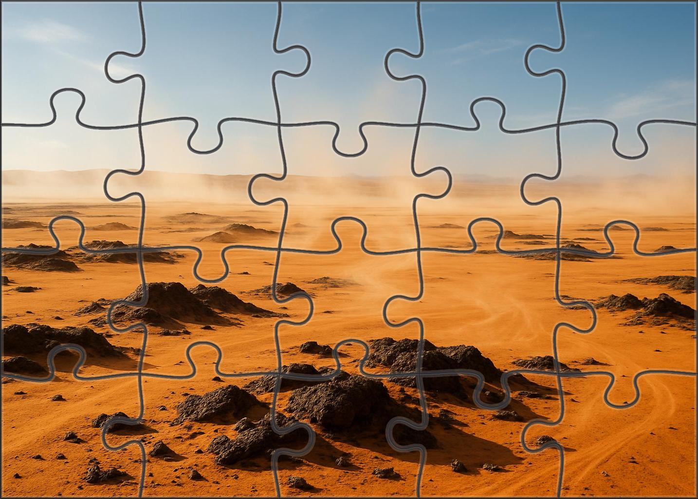Amber Dust Flats 300 Piece Puzzle