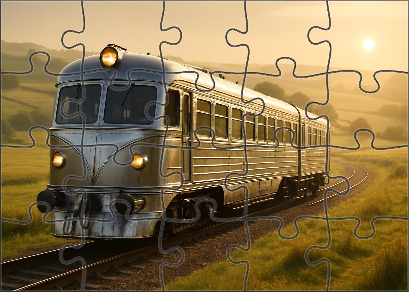 Heritage Diesel Railcar Replica Challenging Puzzles