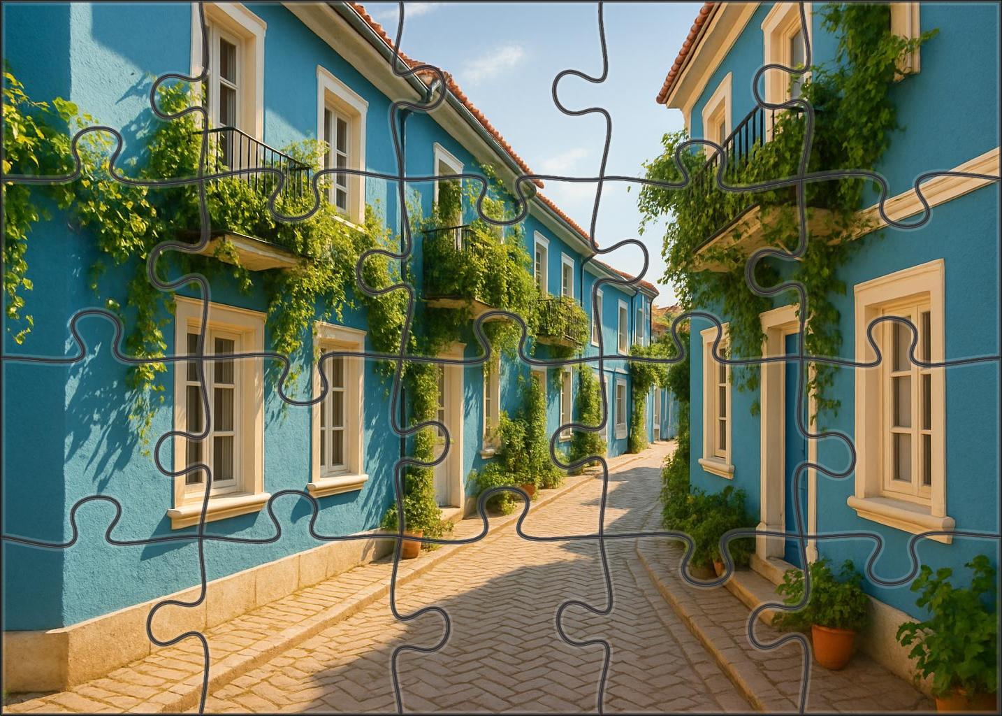 Azure Row 1000 Piece Puzzle