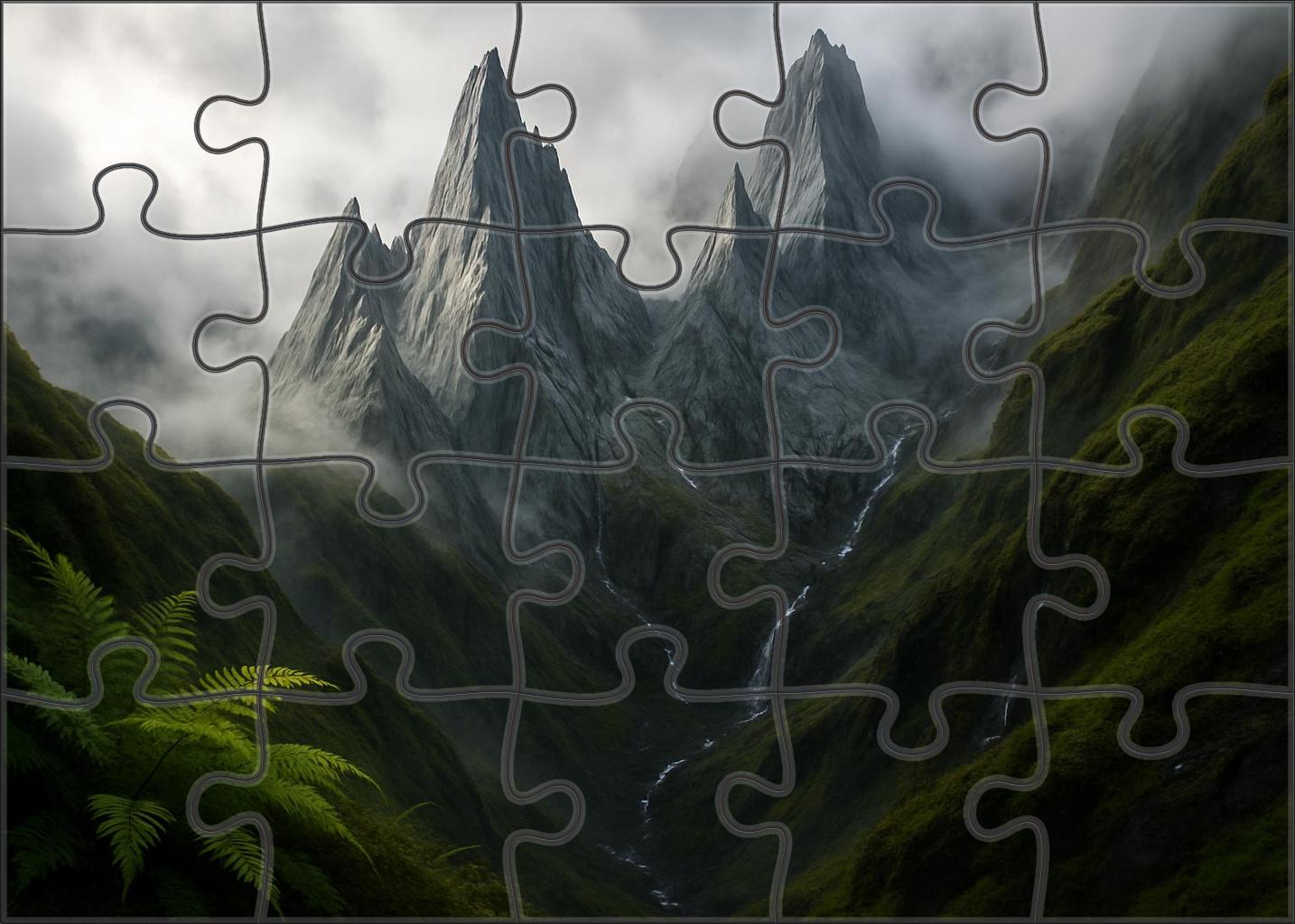 Sapphire Hollow Range 300 Piece Puzzle