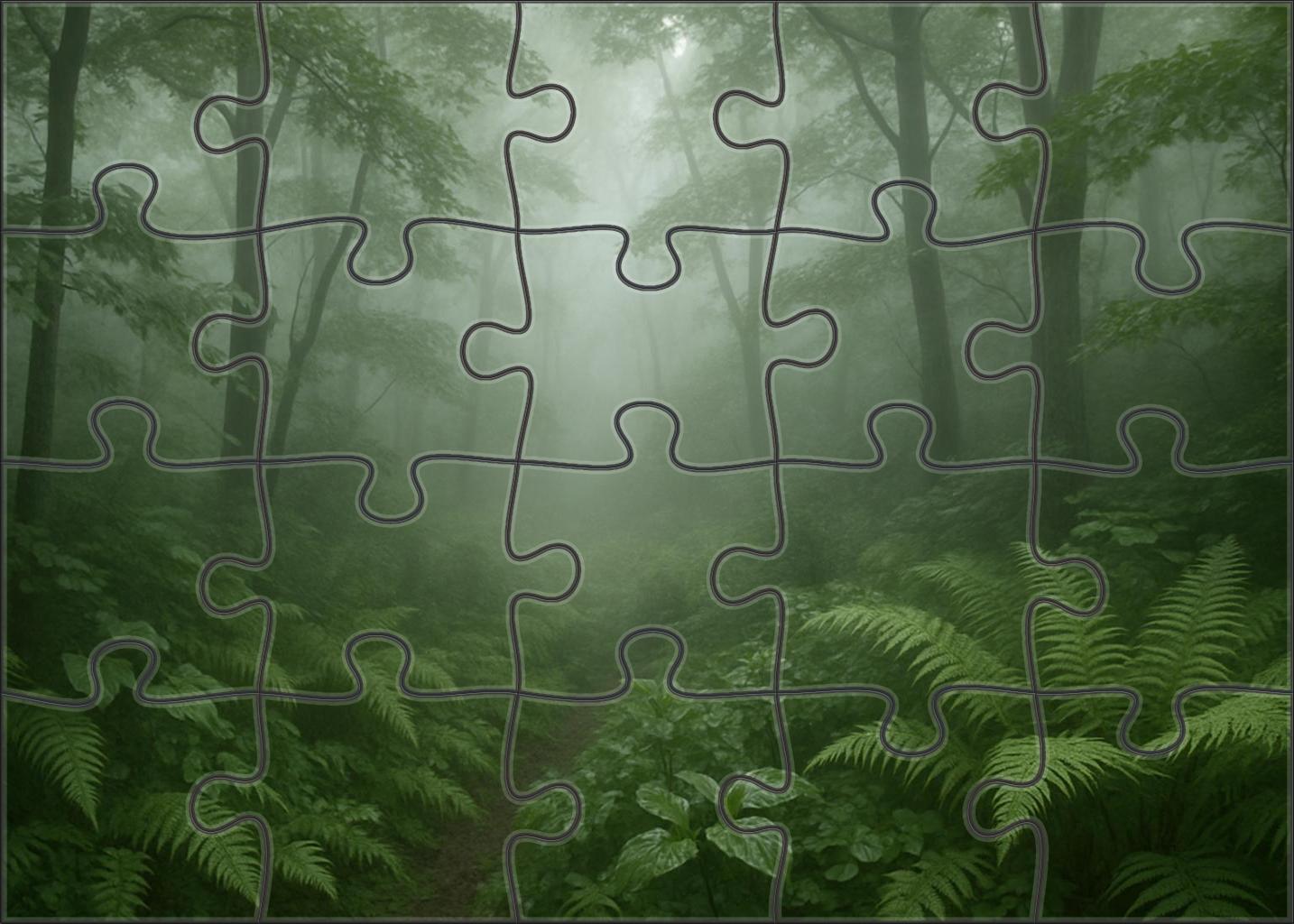 Mist-laden Hollow Puzzle For Kids