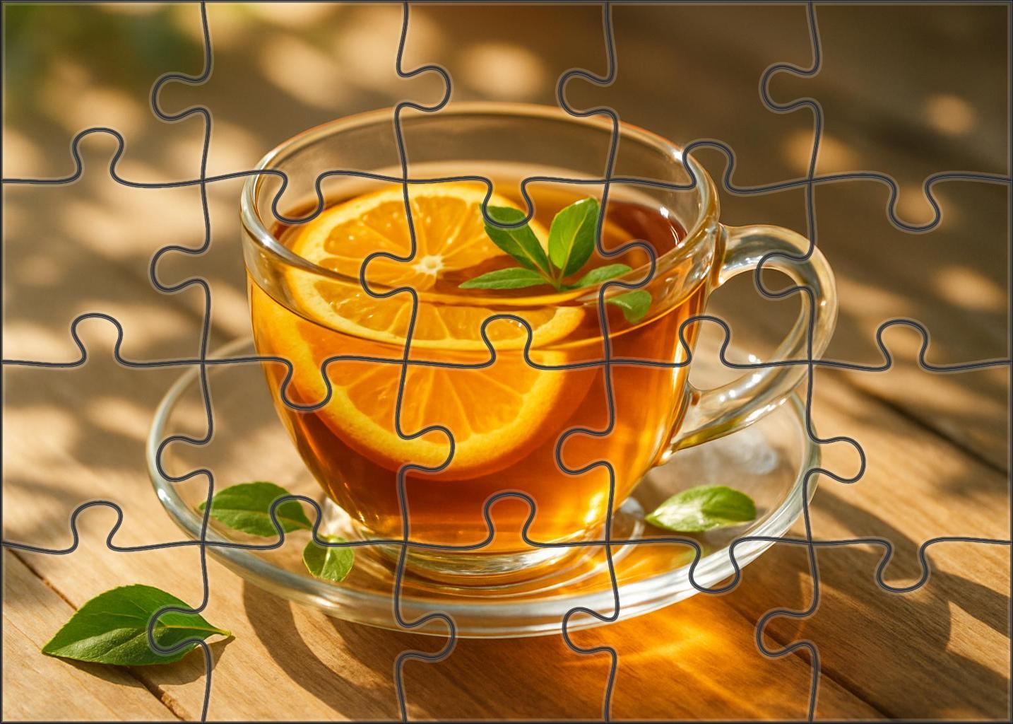 Citrus Meadow Black Tea 300 Piece Puzzle