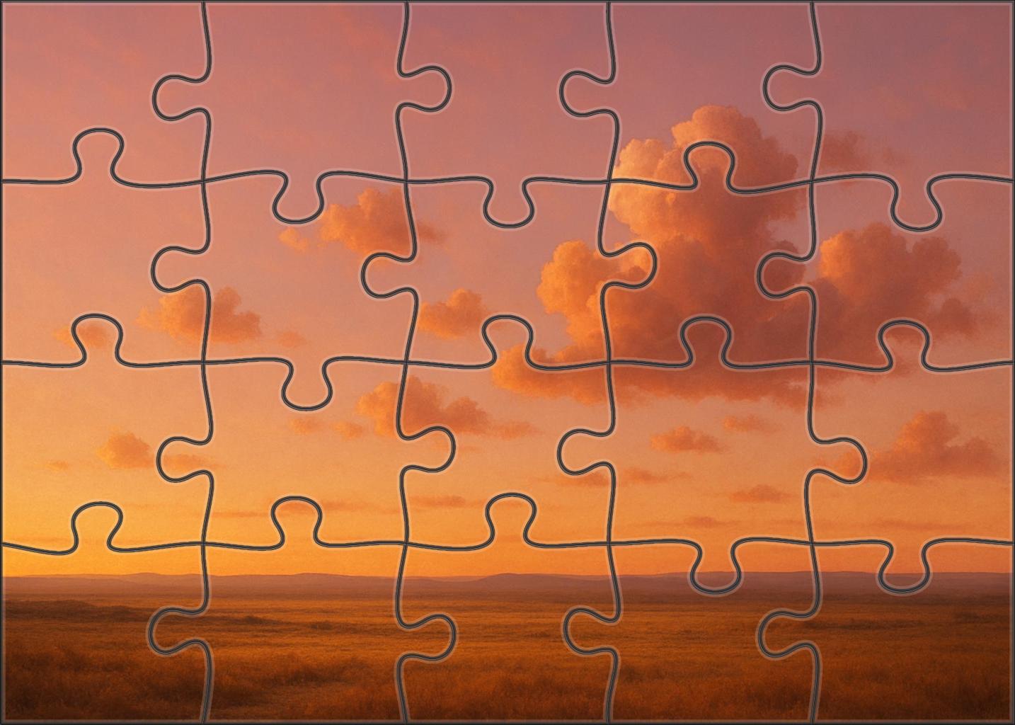 Rose Gold Reverie 1000 Piece Puzzle