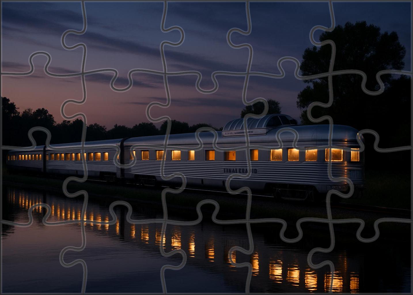 Silver Stream Panorama Sleeper Easy Puzzles