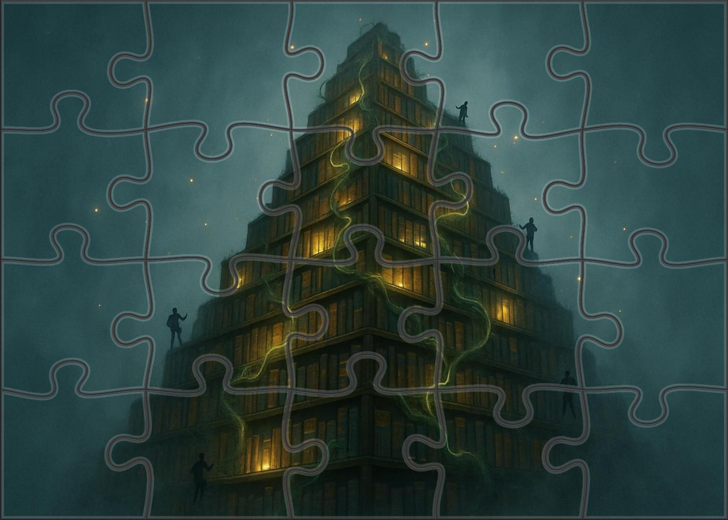 The Infinite Bookcase Horizon Puzzle Fun