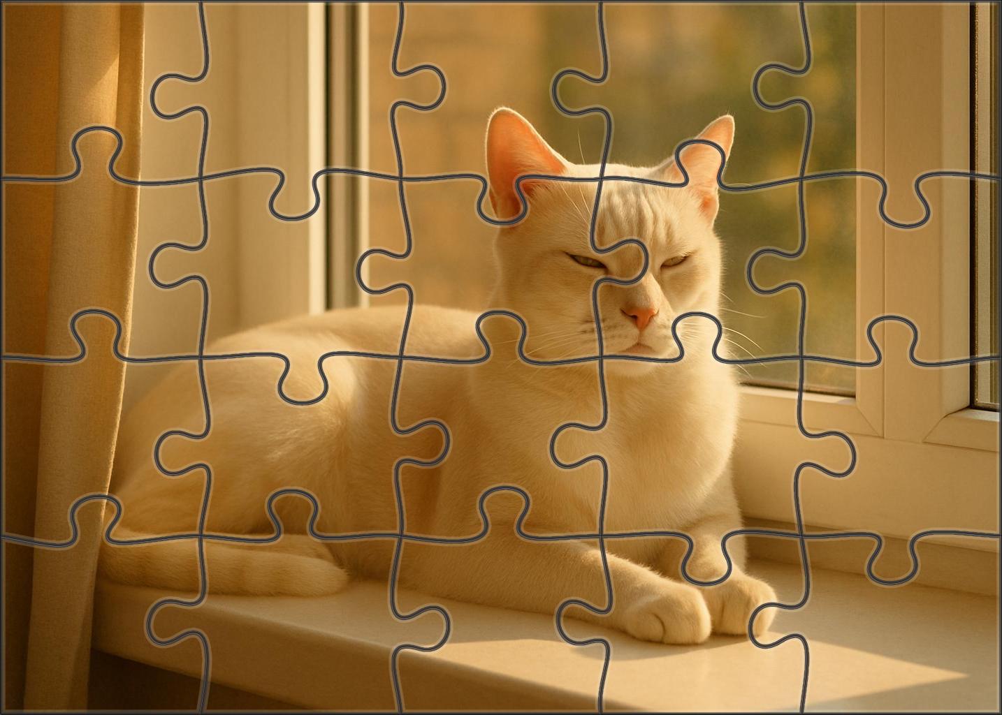 Ivory Whisper Creamy White Shortcoat With Gentle Soul Unique Puzzle Design