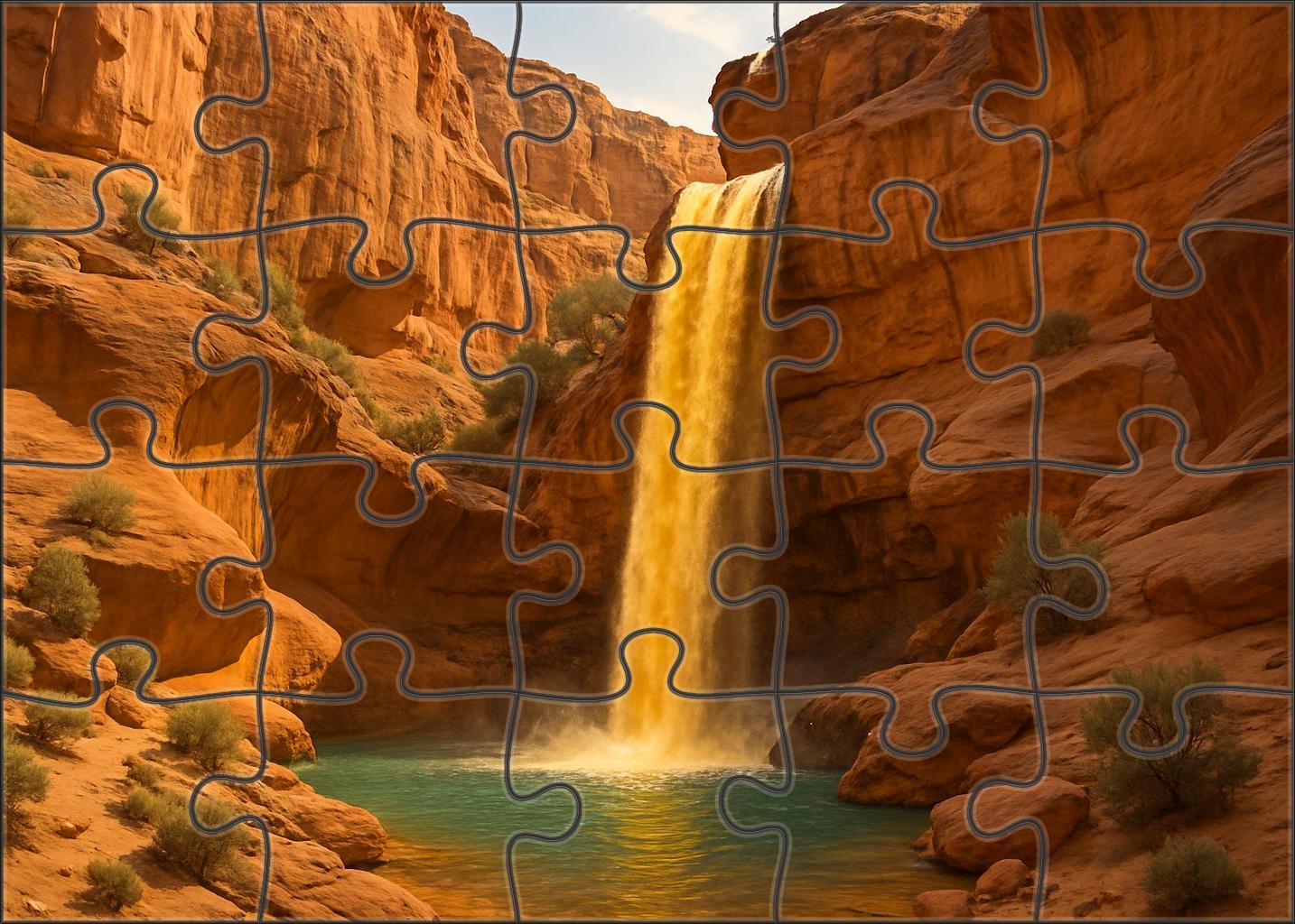 Golden Ember Plunge Family Puzzles