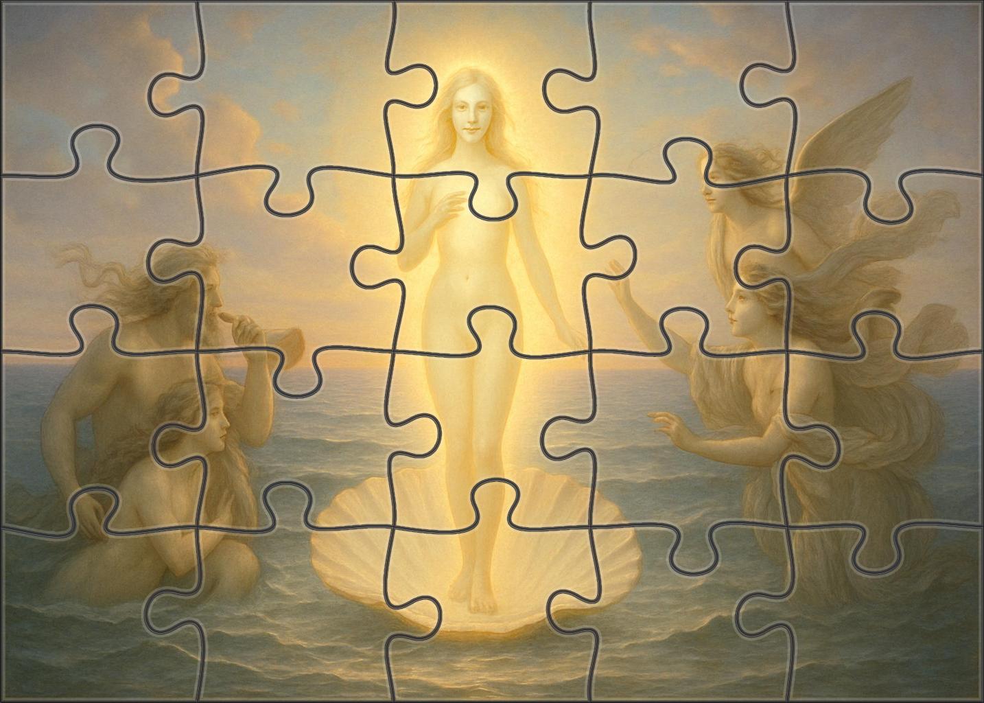 The Birth Of Venus 20 Piece Puzzle