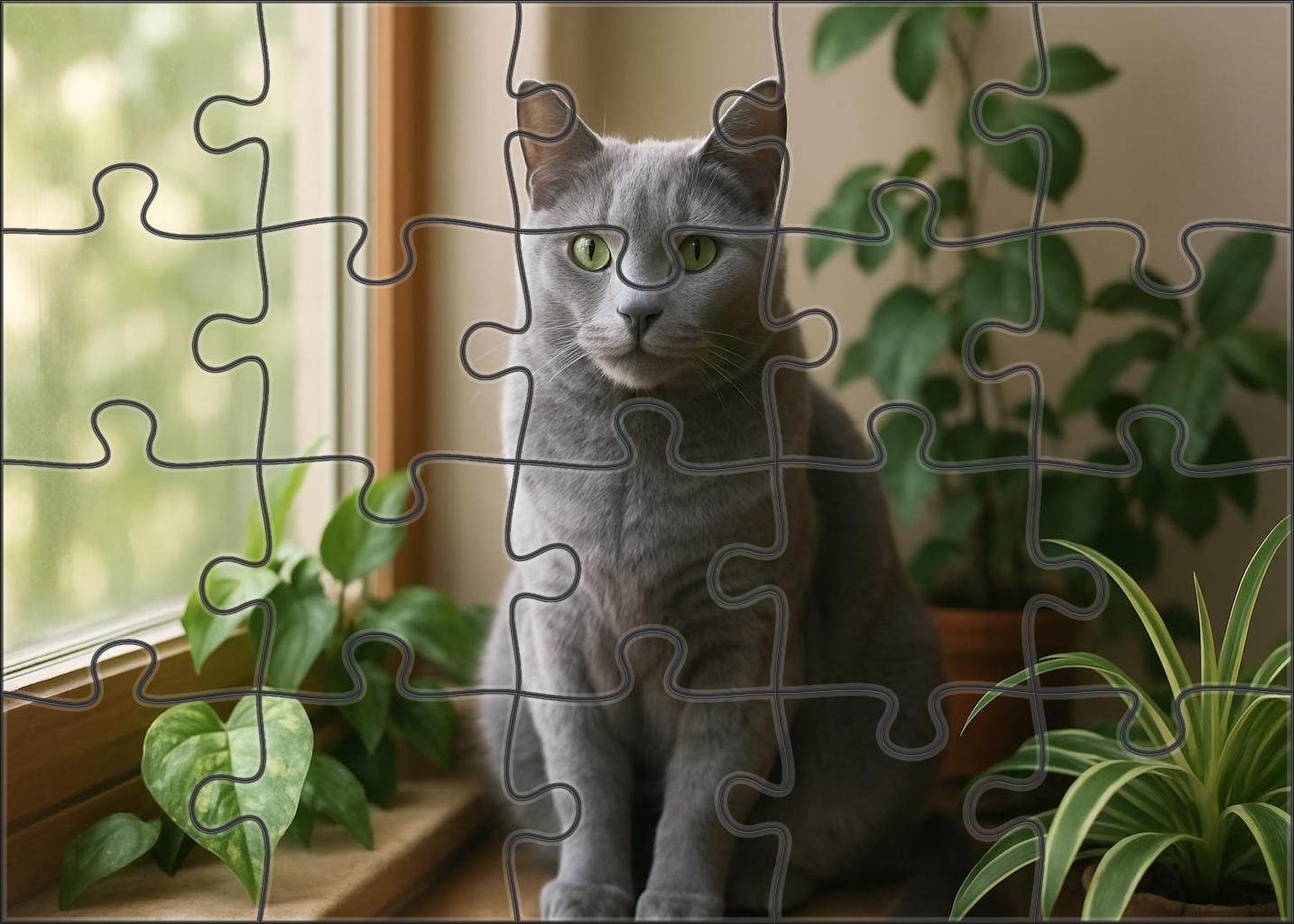Velvet Twilight Plush Blue-gray With Serene Presence Family Puzzles