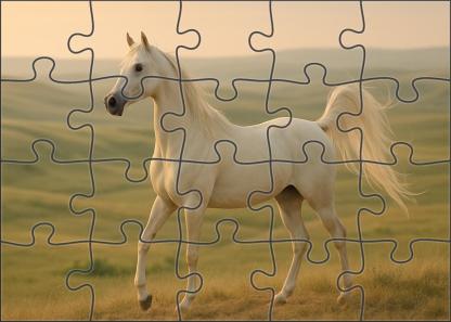 Ivory Whisper Pale Cream Arabian With Refined Elegance 500 Piece Puzzle