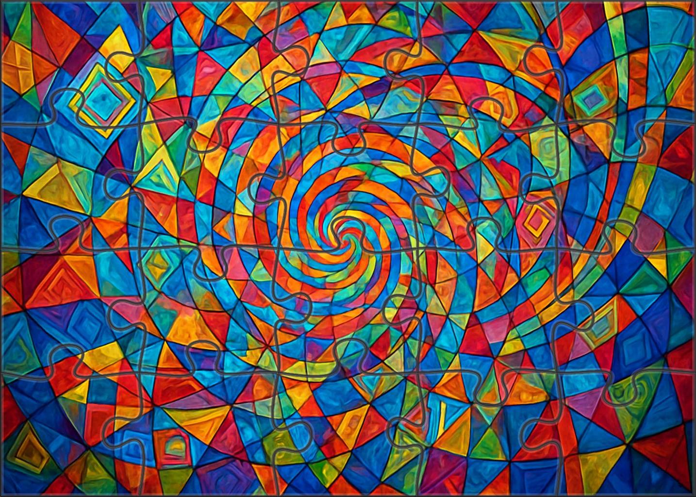 Kaleidoscopic Mindscapes Puzzle For Kids