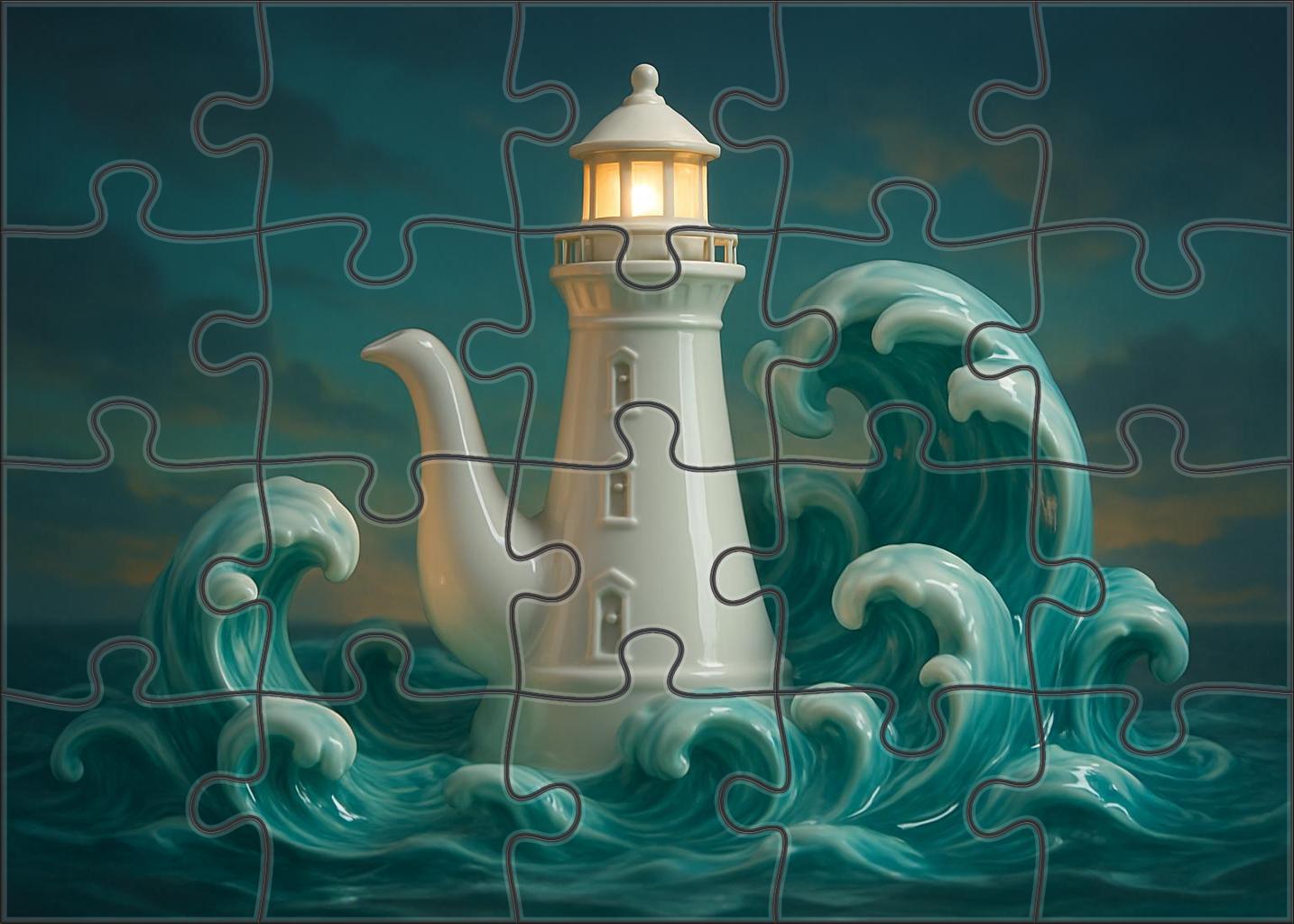 Lighthouse In A Teapot Bay Puzzle Challenge