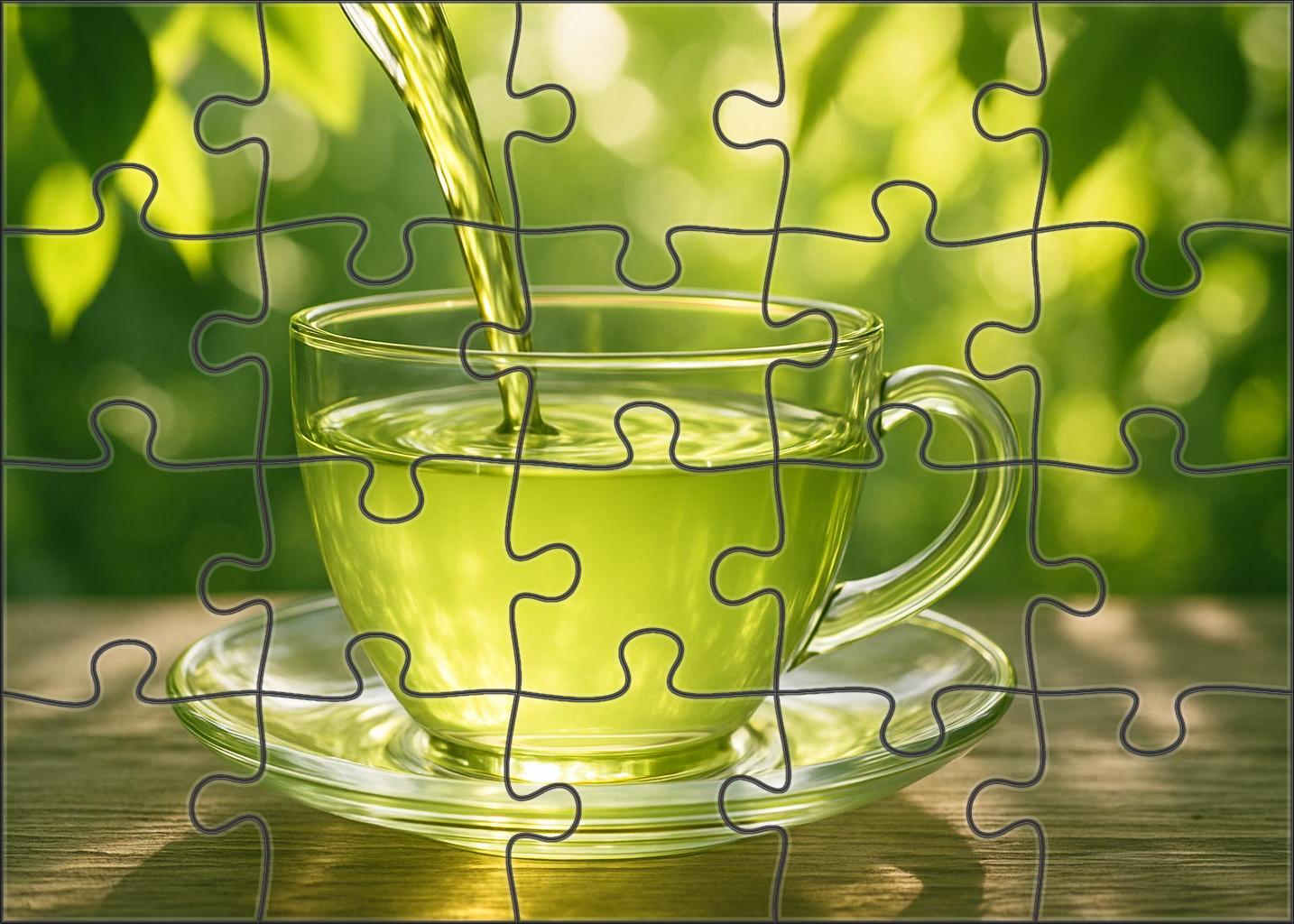 Golden Horizon Green Tea Puzzle Fun