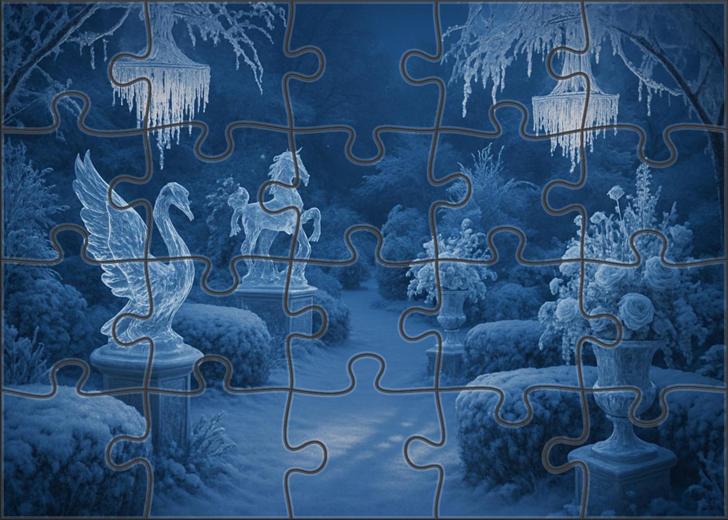Crystal Frost Garden Puzzle Collection