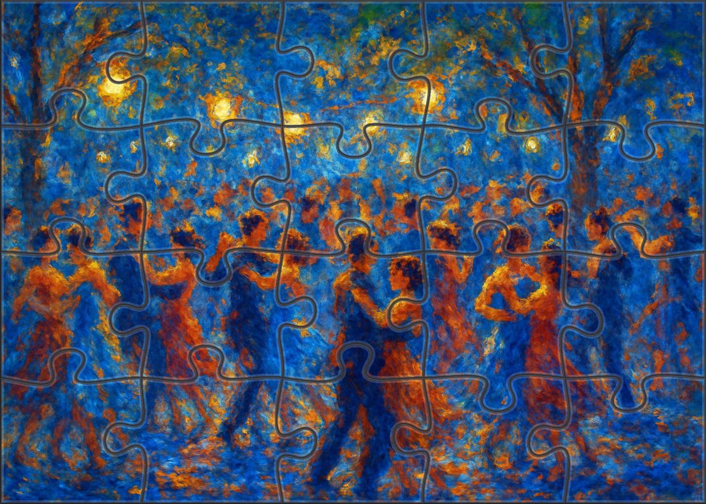 Dance At The Moulin De La Galette 200 Piece Puzzle