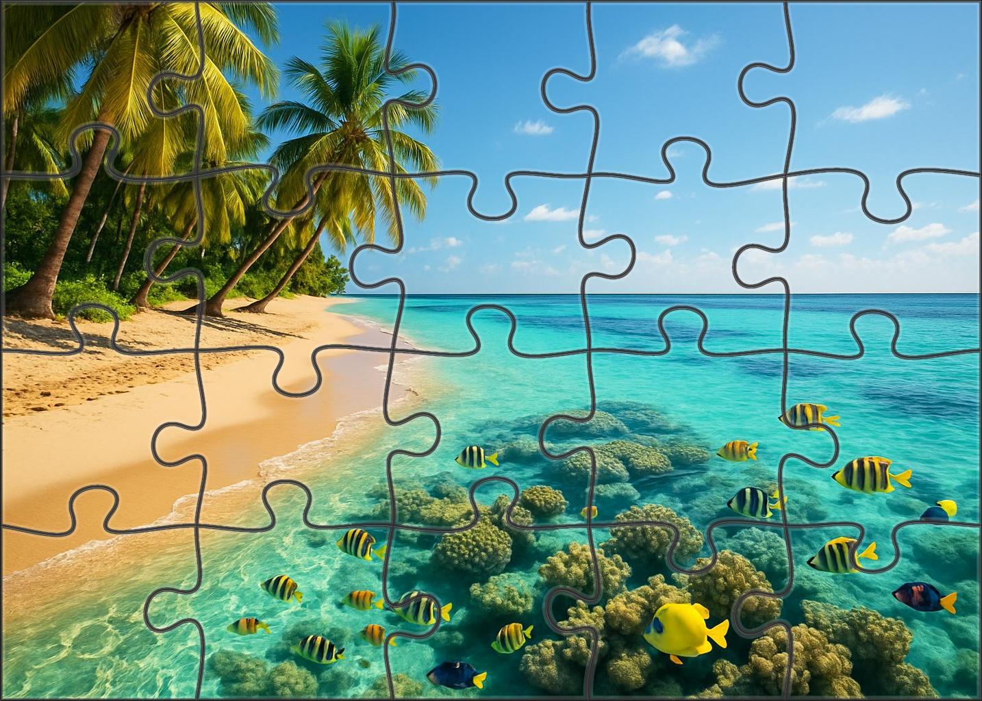 Golden Reef Peninsula 500 Piece Puzzle